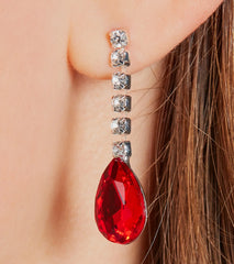 Red Carpet Ready Necklace And Earrings Set