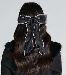 Presently Posh Tulle Bow Barrette