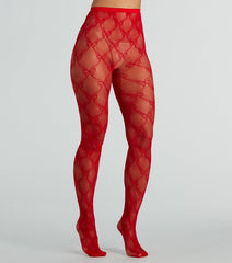 Posh Moment Sheer Bow Tights