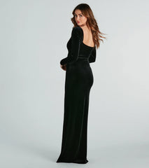Avril Formal Velvet Mermaid Long Dress