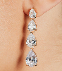Sparkly Perfection Rhinestone Duster Earrings