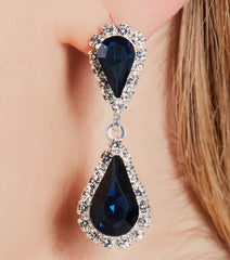 Sparkle Hour Gemstone Necklace And Earrings Set