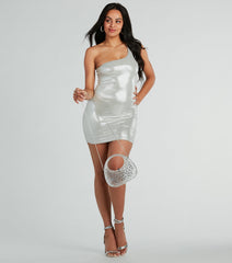 Glitzy Glimmer Rhinestone Clear Shoulder Bag