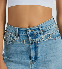 Amp Up The Glam Rhinestone Chain Belt