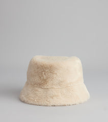 Chilly Season Faux Fur Bucket Hat