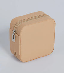 Sleek Mini Travel Jewelry Case