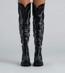 That Western Heat Cowboy Thigh-High Boots