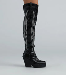 That Western Heat Cowboy Thigh-High Boots