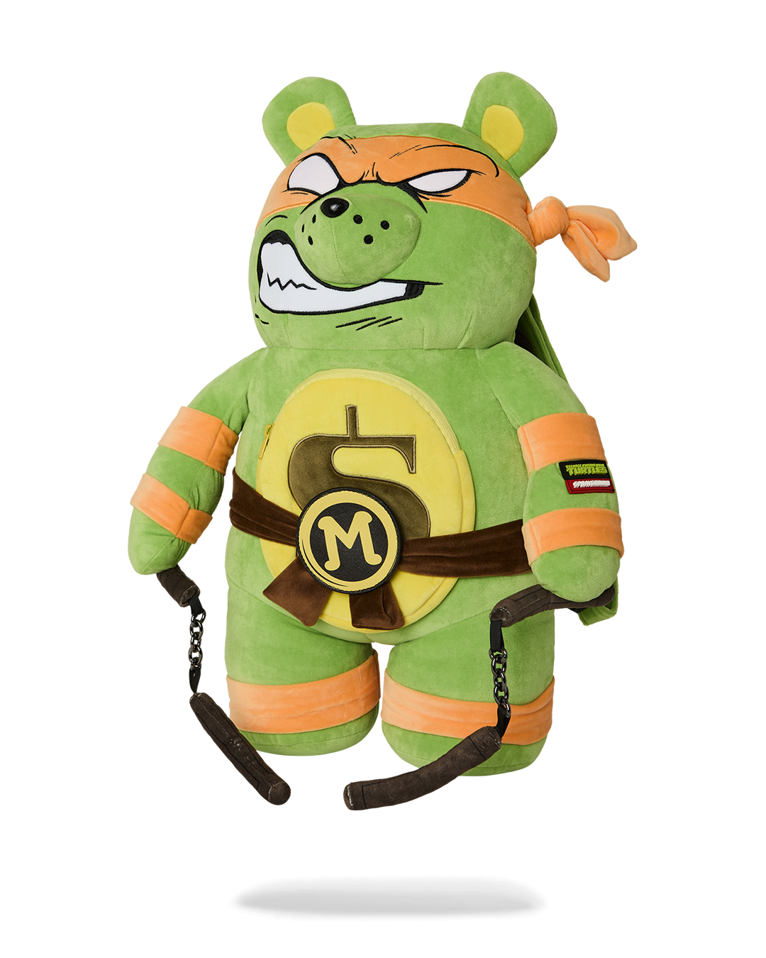 TMNT MICHAELANGELO MONEYBEAR BACKPACK